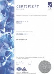 Certifikát ISO 9001:2015 - stavebná činnosť