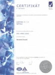 Certifikát ISO 14001:2015 - stavebná činnosť